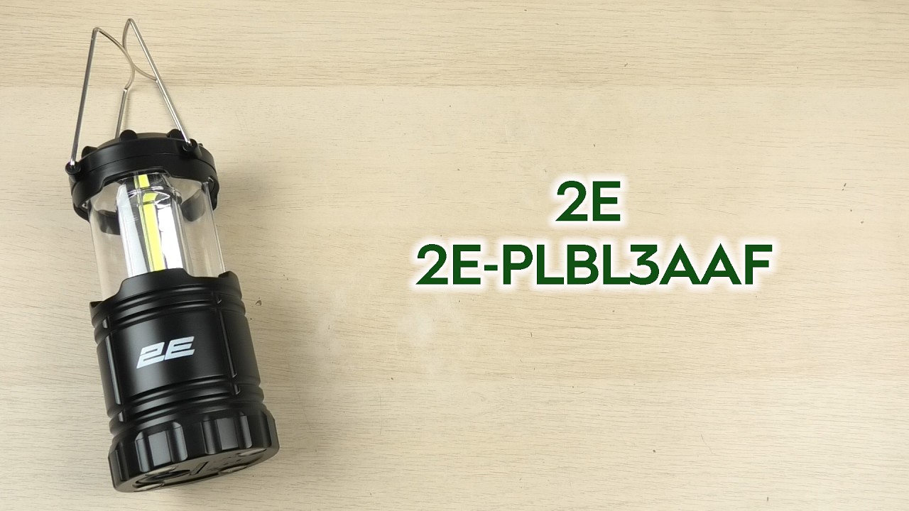 Розпаковка 2E 3 x AA 200 лм 3 Вт складаний Чорний (2E-PLBL3AAF)