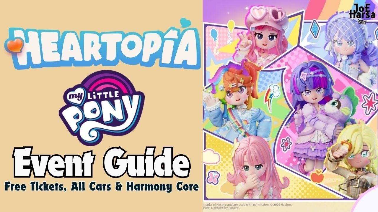 Путеводитель по мероприятию Heartopia My Little Pony – бесплатные билеты, все автомобили и Harmon...