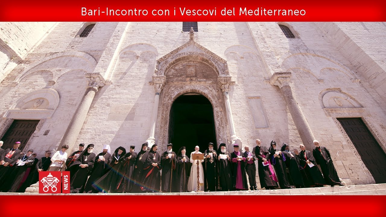 Papa Francesco-Bari- Incontro con i Vescovi del Mediterraneo 2020-02-23