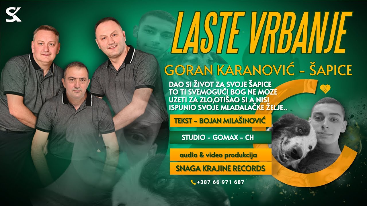 Laste Vrbanje - Goran Karanović - Šapice - (Official Audio 2023)