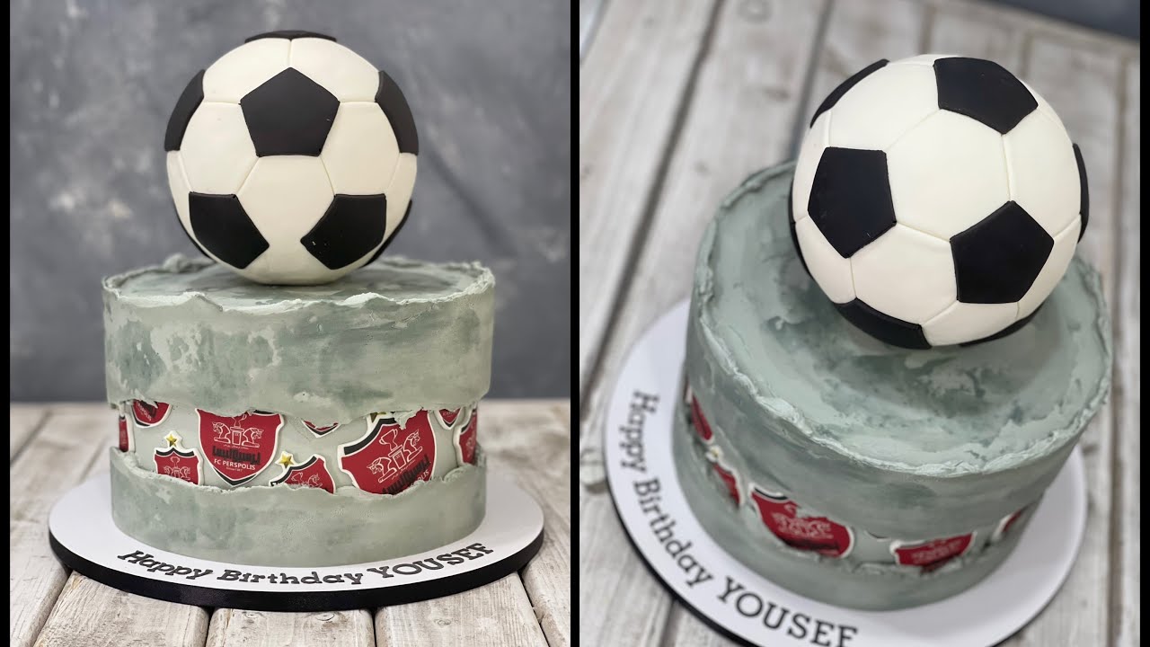 Soccer Fault Line Cake