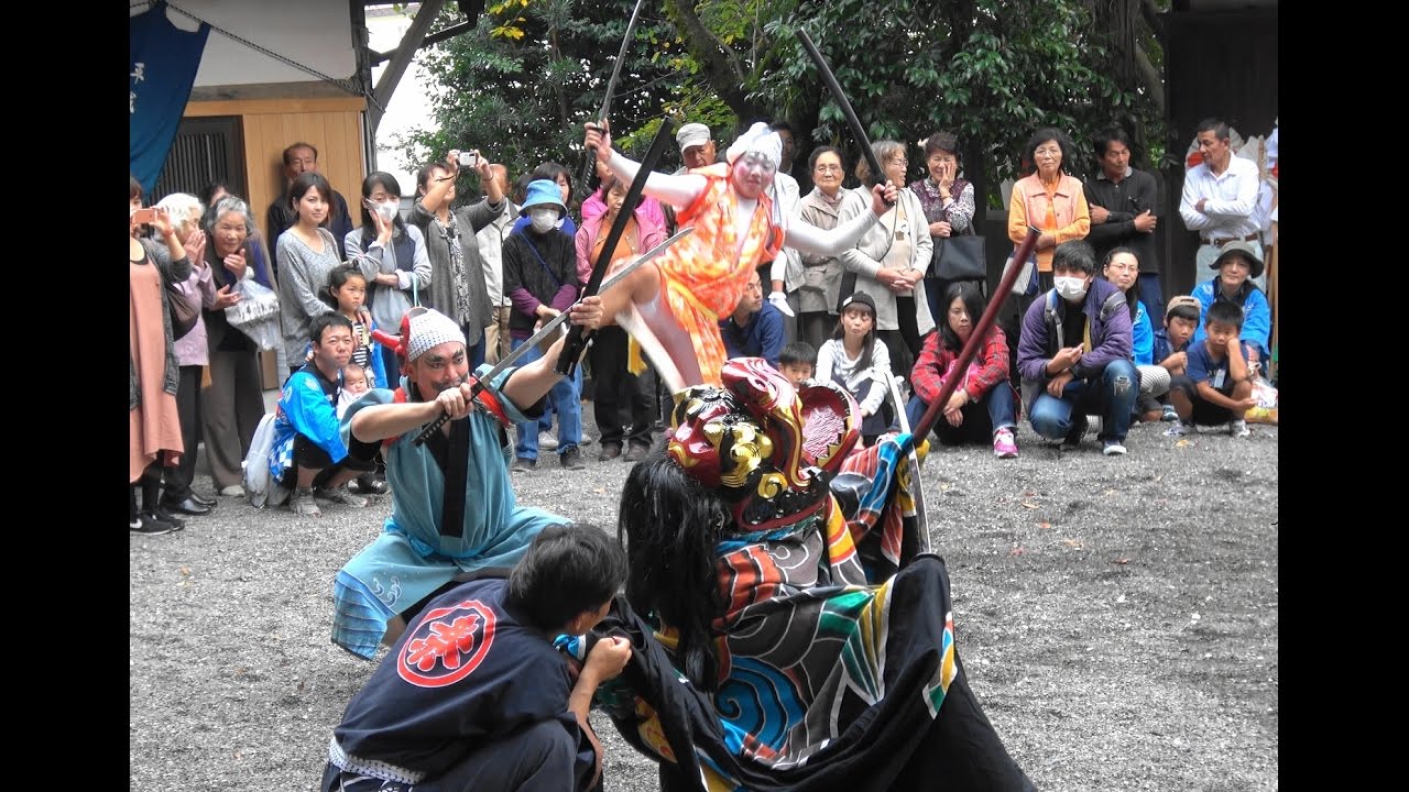 【祭り】和歌山縣田邊市神子濱の獅子舞