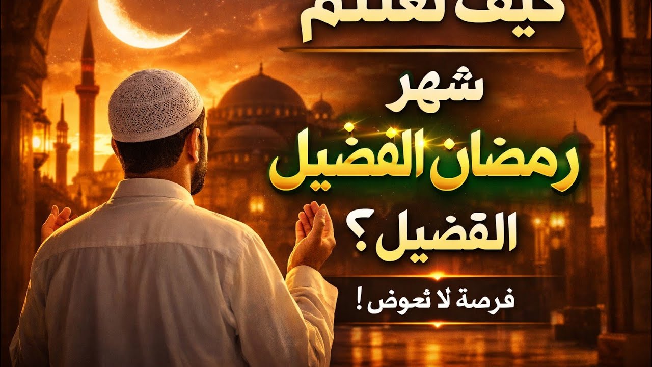 اجي تعرف كيفية إغتنام و إستغلال شهر رمضان الفضيل مع فضيلة الشيخ محمد راتب النابلسي 👂