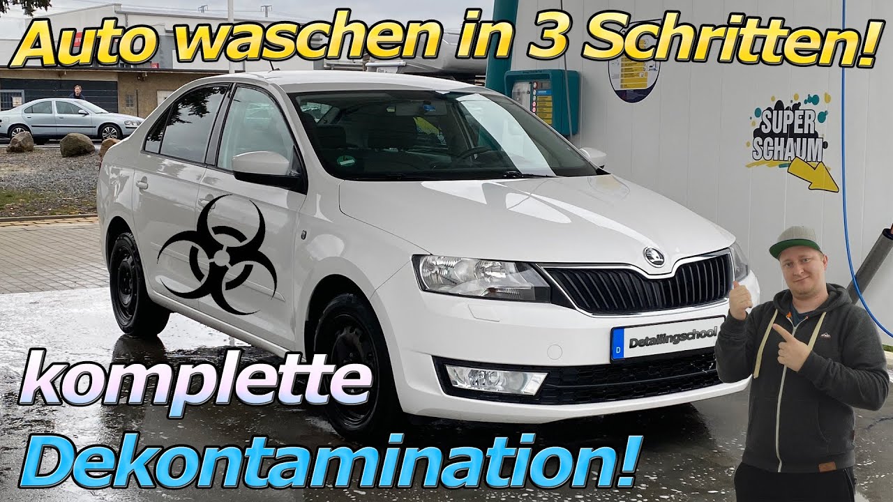 Auto in 3 Schritten komplett von Schmutz befreien! Vorbereitung für Politur - volle Dekontamination