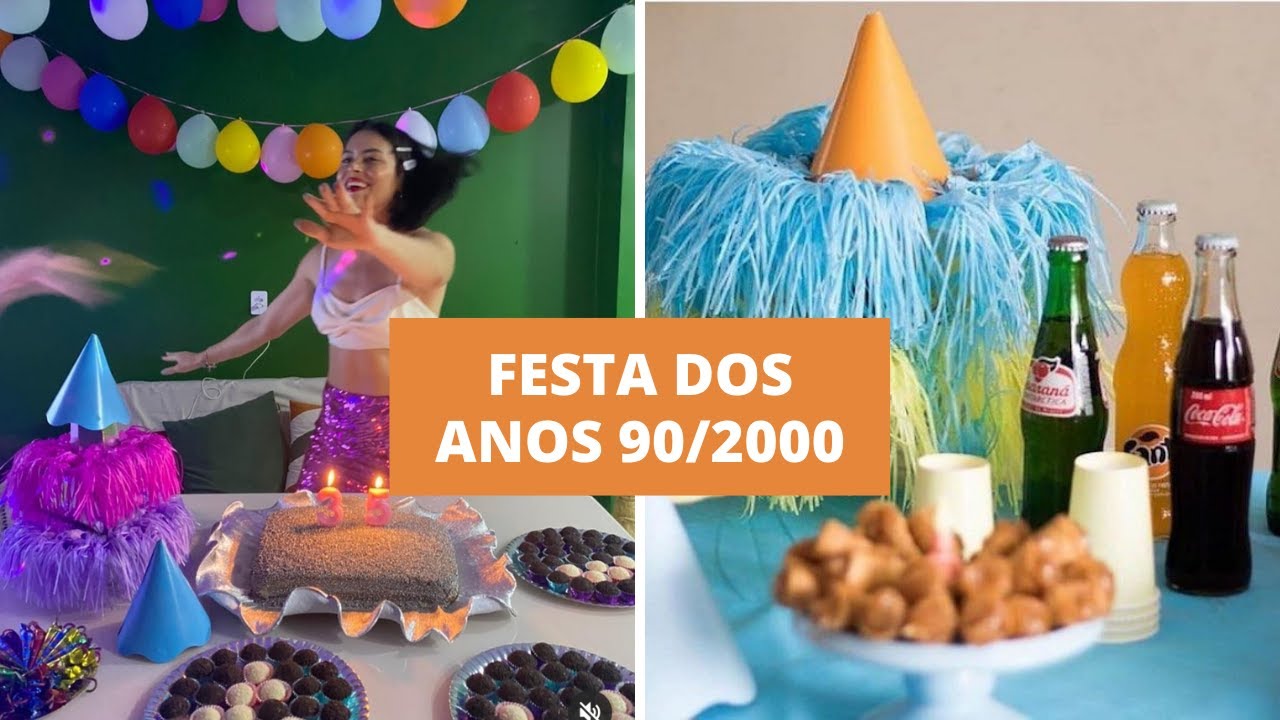 FESTA ANOS 90/2000 - NOVA TENDÊNCIA DE FESTA