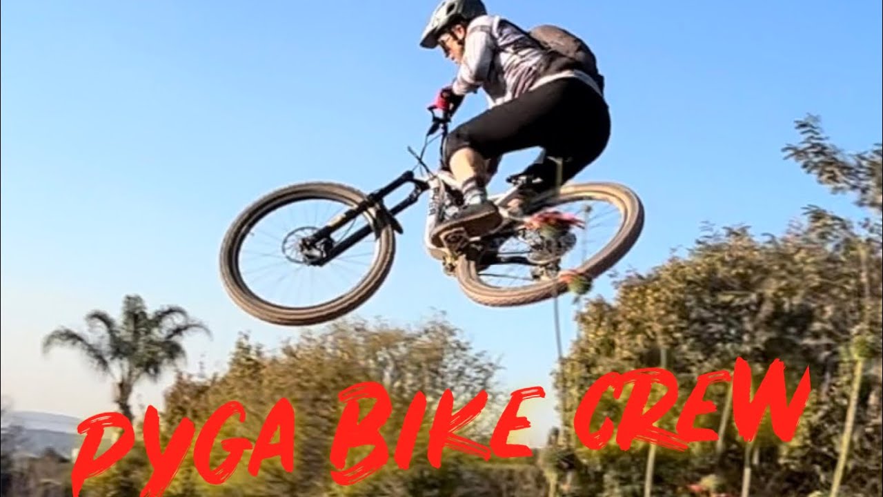 Riding with the Pyga Bikes crew.
