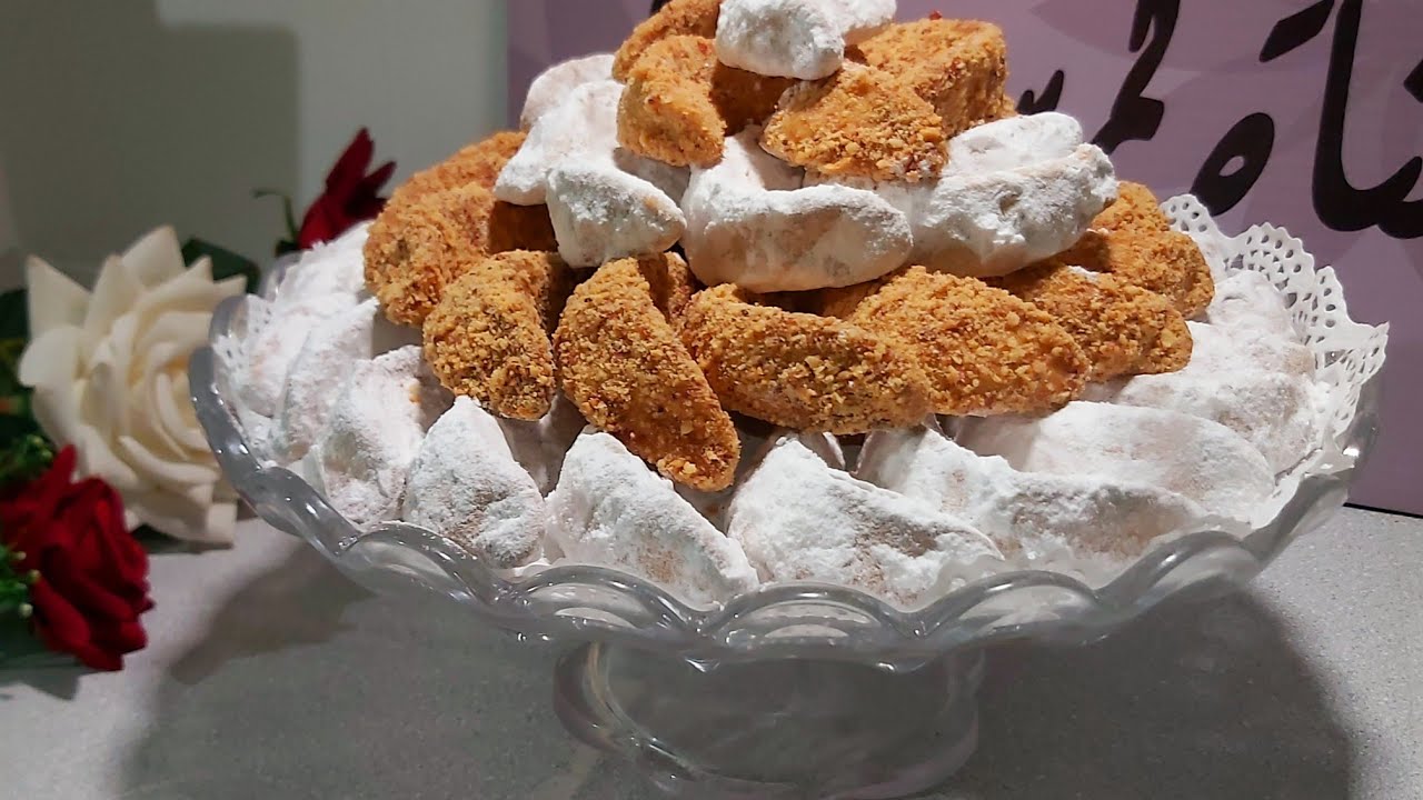 #حلويات_العيد/حلوة الهلال محبوبة الجماهير السهلة والاقتصادية وبكمية كثيرة👌😋👌