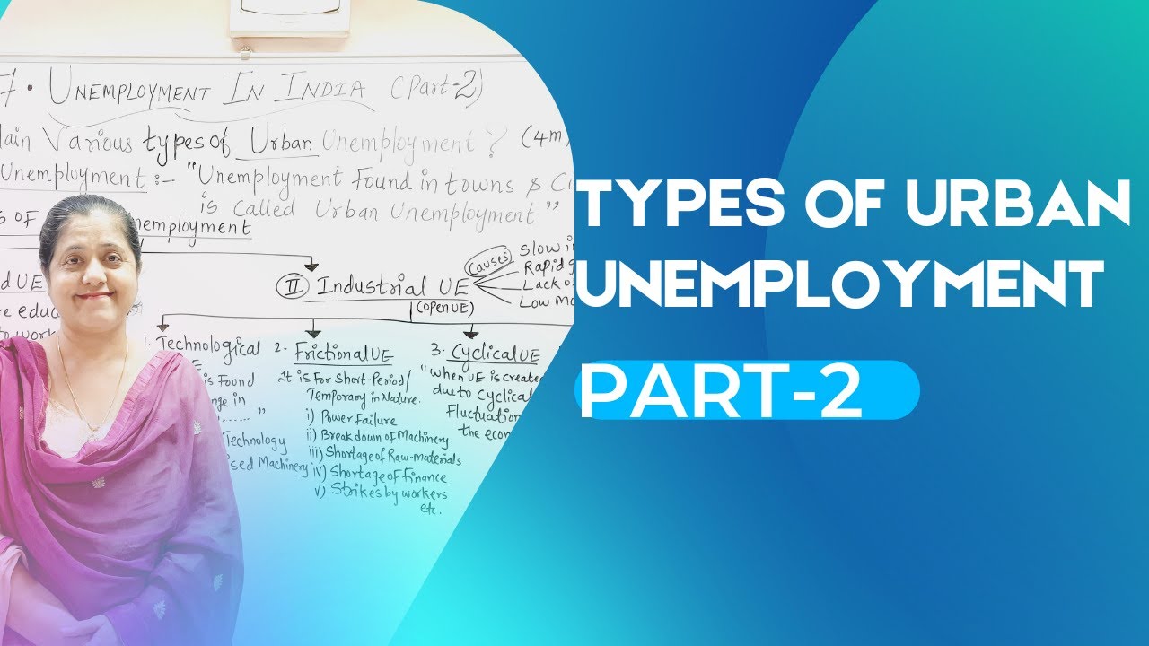 Types of Urban Unemployment | Unemployment in India (Part - 2)