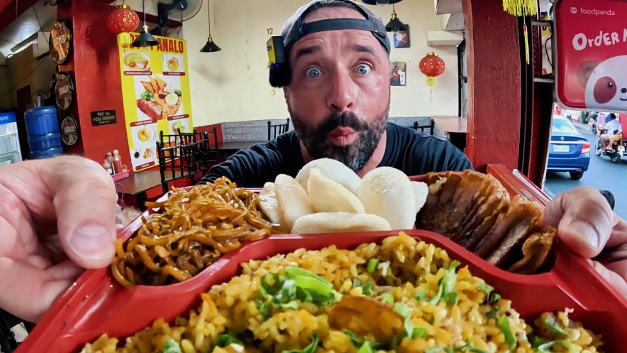 FIRST TIME TRYING CHINESE FOOD IN THE PHILIPPINES WHILE SHARING MY MARINE CORPS EXPERIENCE!!