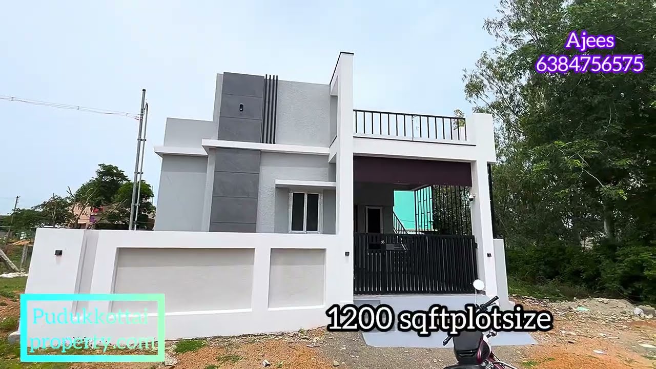 Красивый дом на продажу в Пудуккоттае 💥PudukkottaiPropertyTart.com
