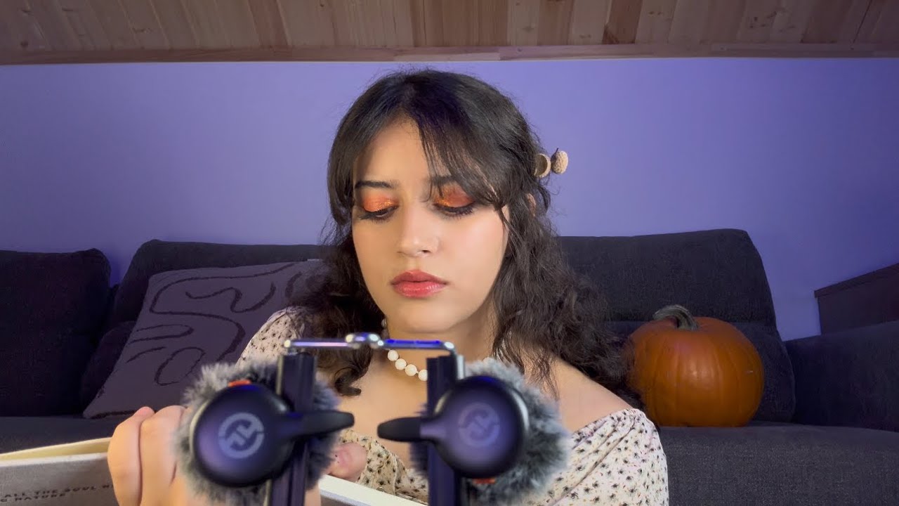 ASMR journal to cool/ calm you down 🍂 cozy personal attention 