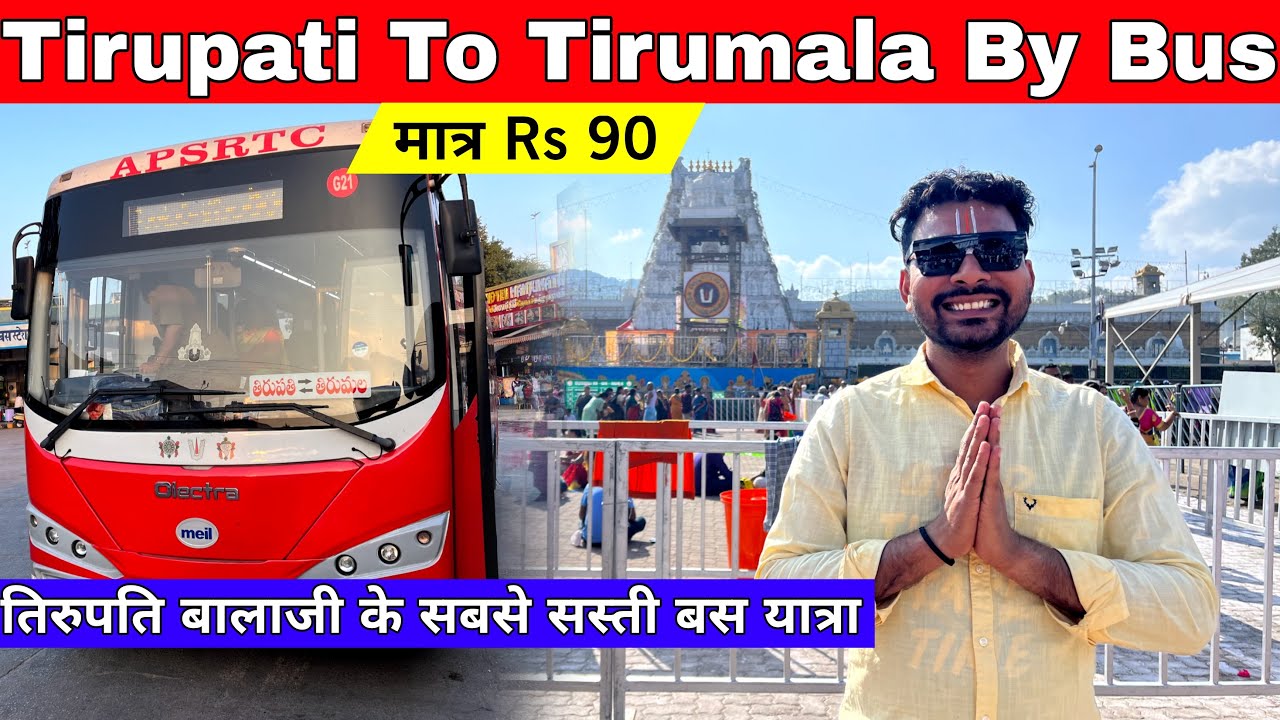 Tirupati To Tirumala Bus | Tirupati To Tirumala | Tirupati To Tirumala By Walk | Tirupati balaji