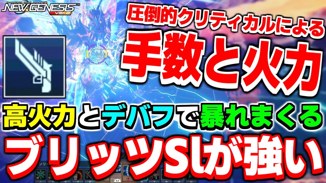 デバフとクリティカルで火力を出す「ブリッツ」と「スレイヤー」の組み合わせがガチで強かった！【EXスタイル】【PSO2NGS】【NGS】