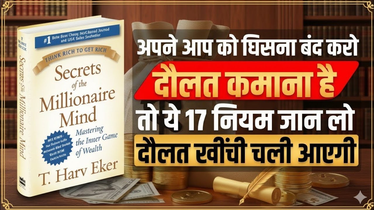🌟Know these 17 rules दौलत खींची चली आएगी | Secrets of The Millionaire Mind Audiobook |