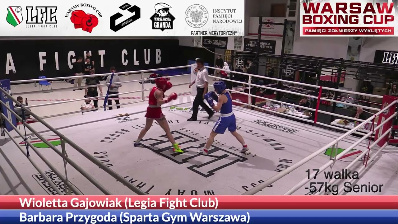Wioletta Gajowiak Legia Fight Club vs Barbara Przygoda Sparta Gym Warszawa