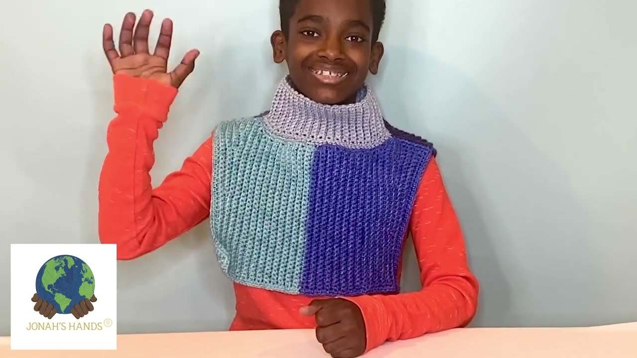 Crocheted Ribbed Neck Warmer 