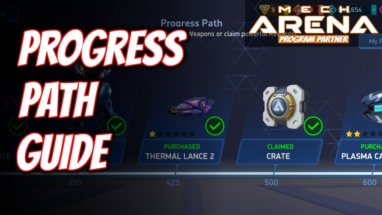 Progress Path Guide | Mech Arena: Robot Showdown