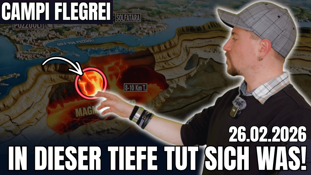 CAMPI FLEGREI: Das Gebiet HEBT sich weiter - Erdbeben und alle Werte im Blick
