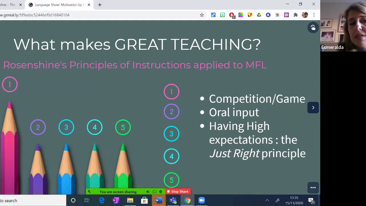 Motivation and Engagement in the MFL classroom.