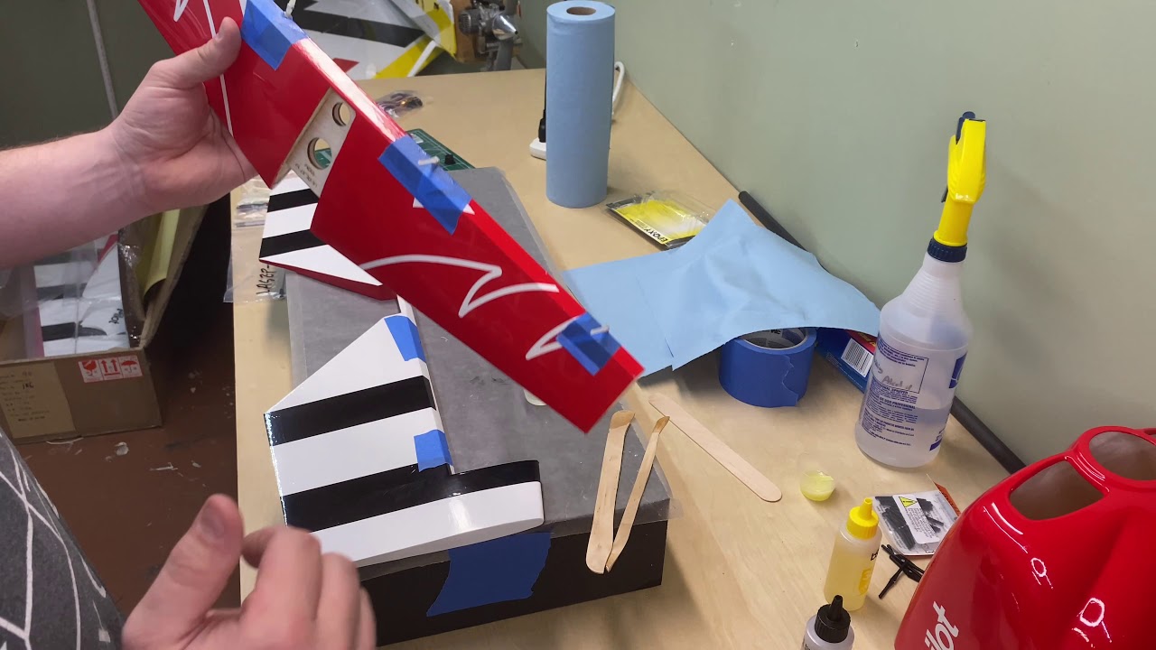 RC Airplane Build - Building the Pilot RC 20cc Laser - Part 1