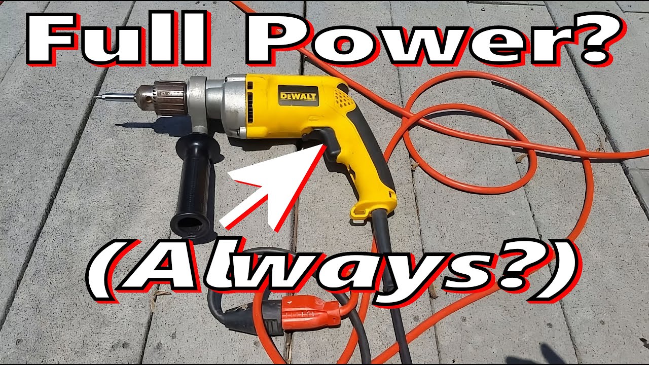 ANY GOOD?! DEWALT Corded Drills, Variable Speed, Reversible