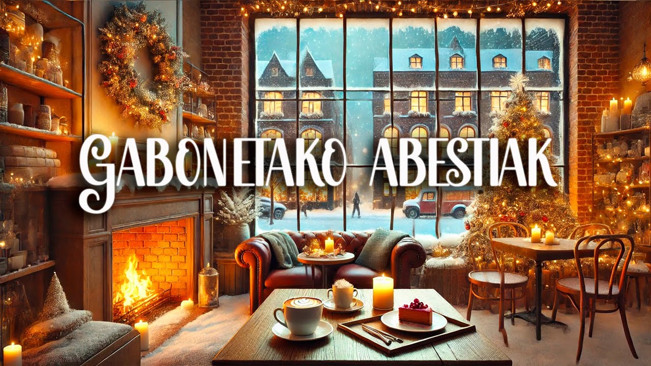 Gabonetako Abestiak Euskeraz Playlist 🎄 Gabonak Musika Lasaia eta Kantak Mix 🎅 Eguberri On