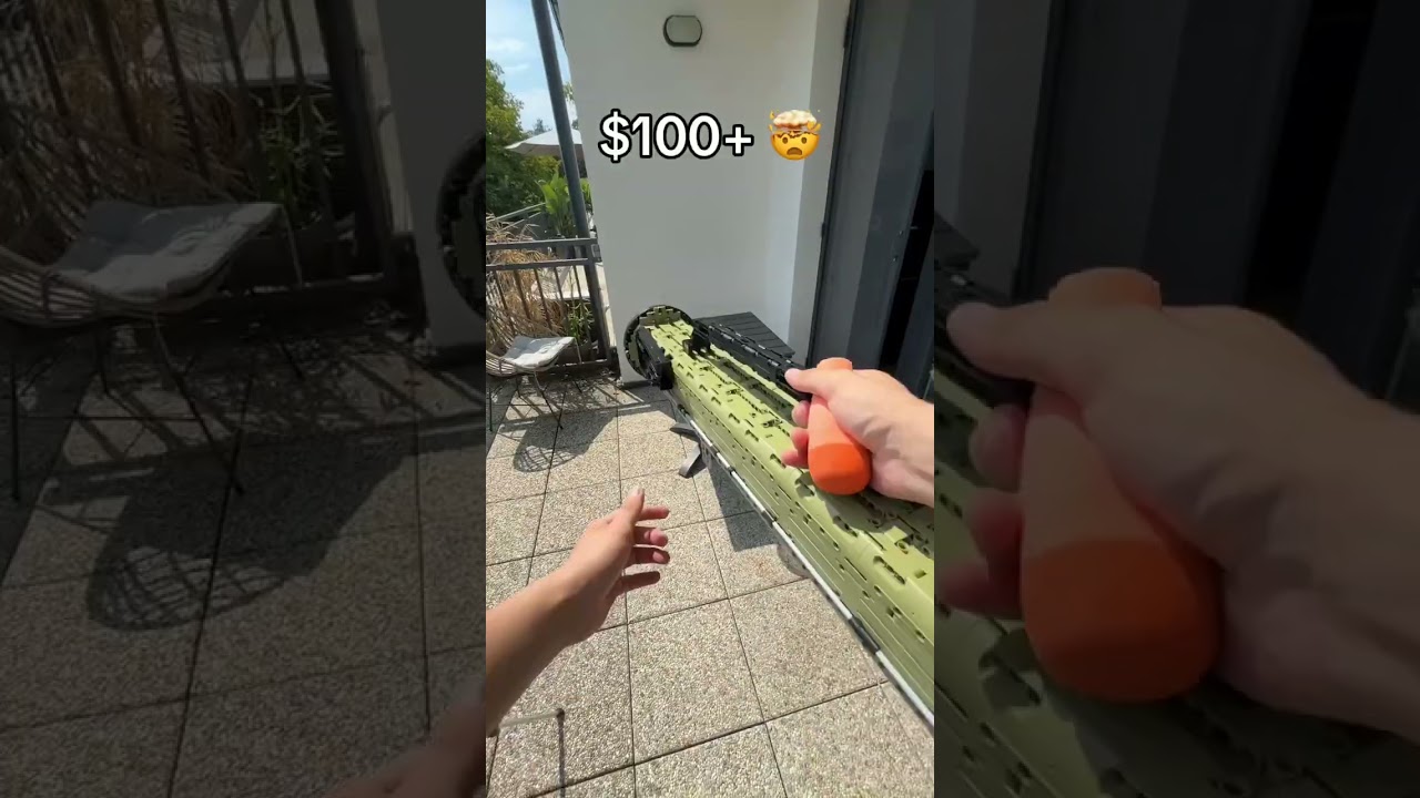 $1 vs $100 Lego Gun 🤯🔥