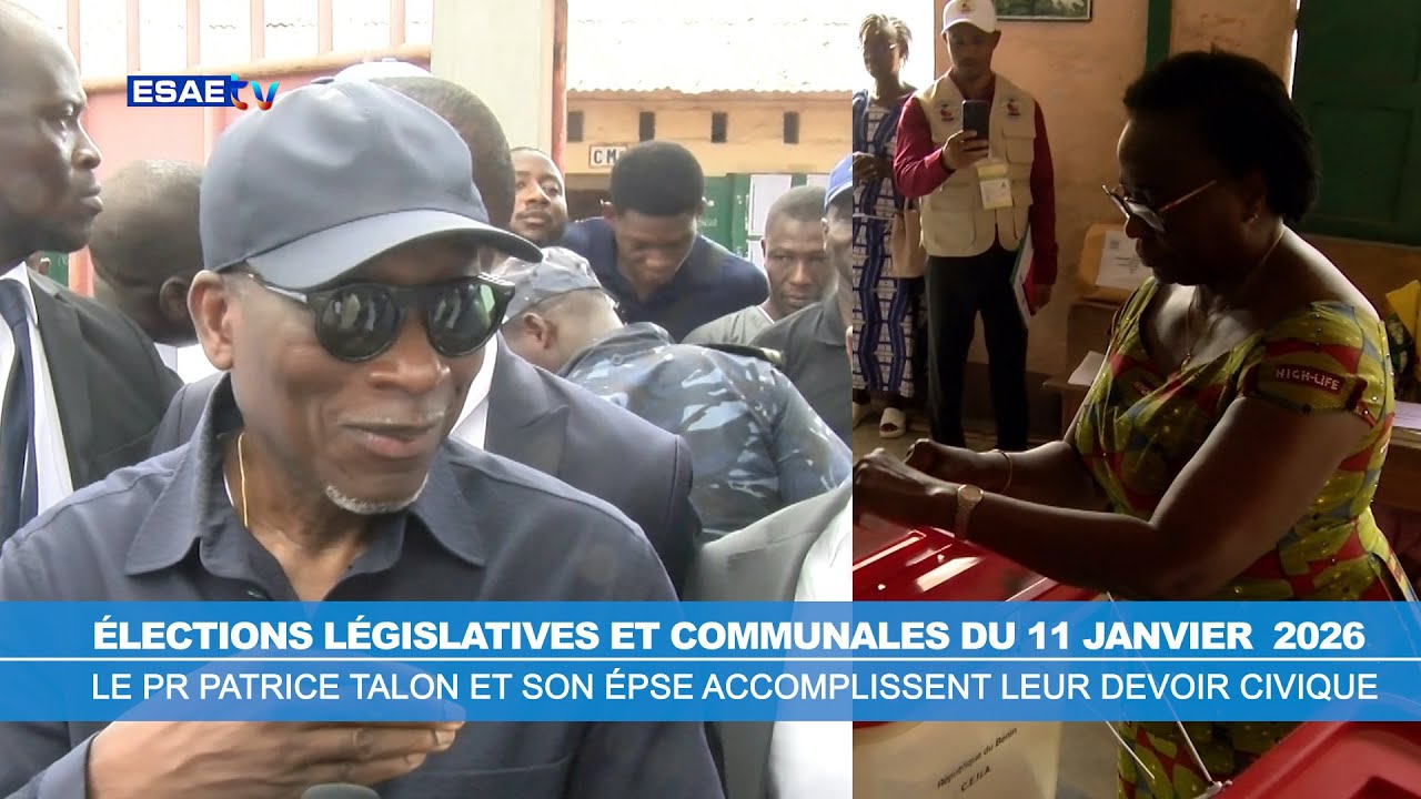 VOTE DU PR&Eacute;SIDENT PATRICE TALON ET SON EPSE POUR LES L&Eacute;GISLATIVES ET LES COMMUNALES 2026