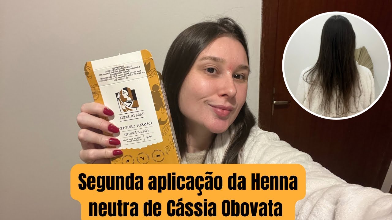 TESTANDO NOVAMENTE A HENNA QUE PROMETE ENGROSSAR OS FIOS DO CABELO
