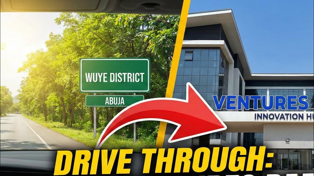 Abuja Drive Through in Less Than 7 Minutes From Wuye to Ventures Park