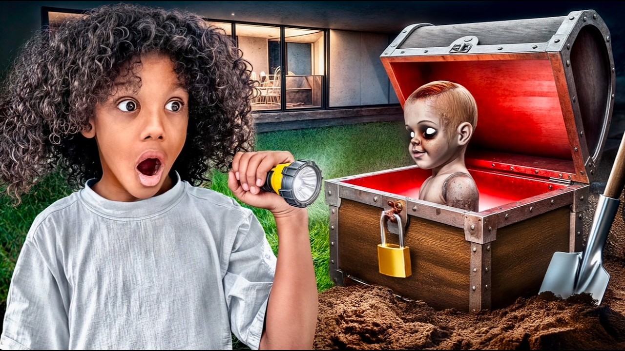 We Found a HAUNTED SAFE in Our BACKYARD! SCARY