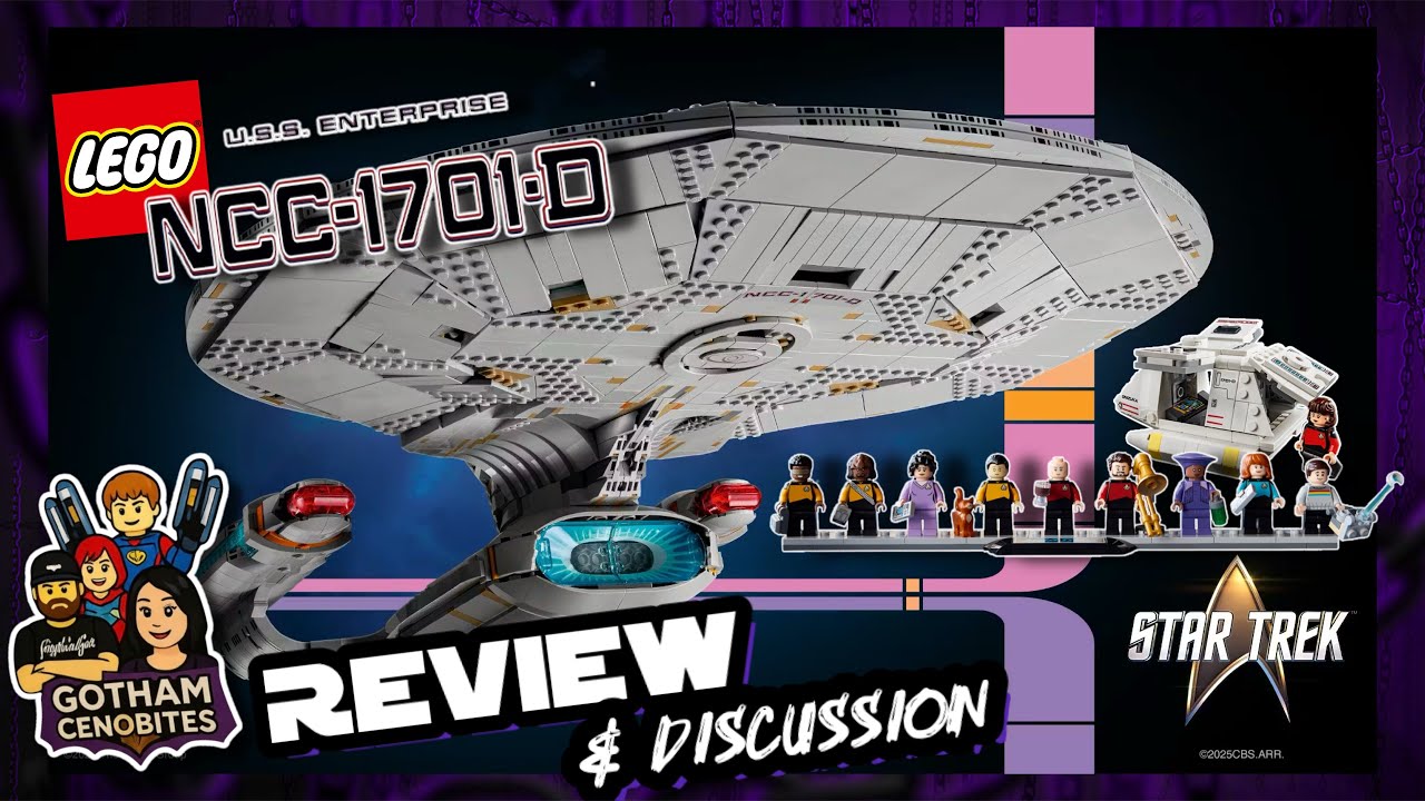 LEGO “10356” - U.S.S. Enterprise NCC-1701-D | Review & Discussion 