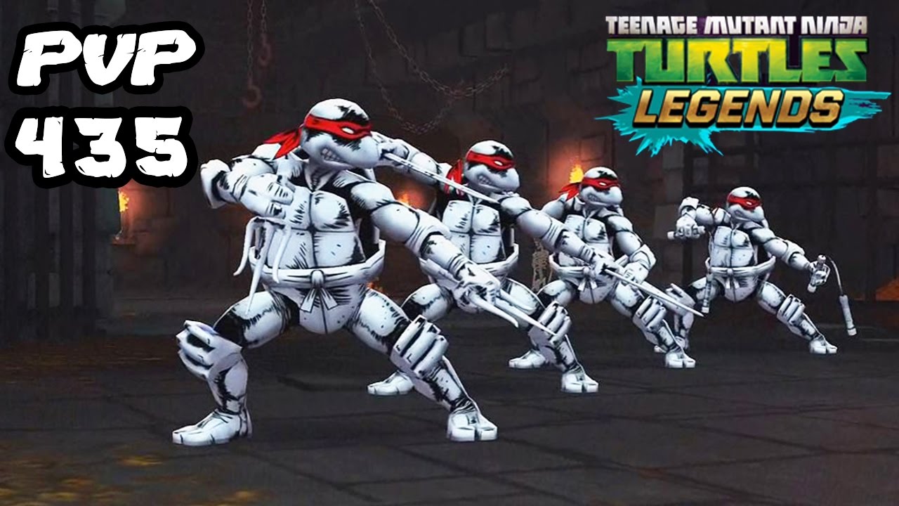 Teenage Mutant Ninja Turtles: Legends PVP​​ 435 (TMNT Original / White & Black)