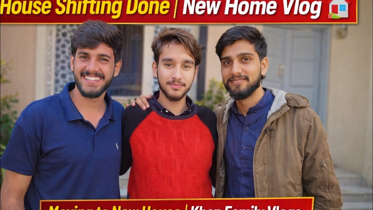 Talha house shifting done ✅