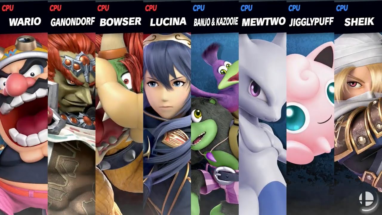 Super Smash Bros. Ultimate - Team Wario vs Random Team