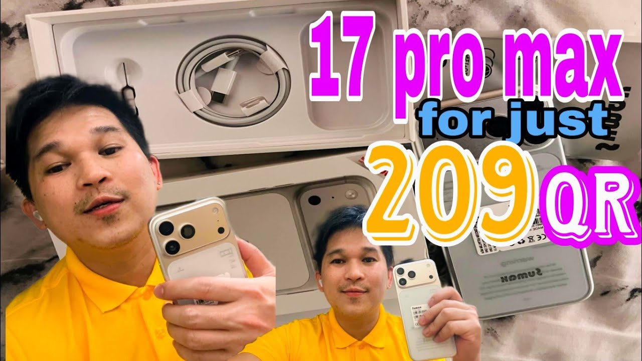 17 PRO MAX FOR JUST 209 QAR ONLY | UNBOXING AND REVIEW  #17promax  #unbixing  #review 