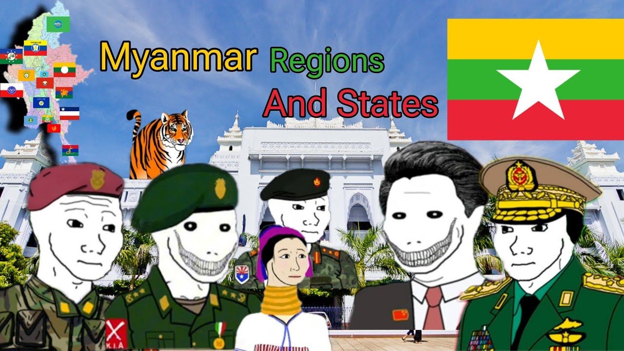 Myanmar Regions And States