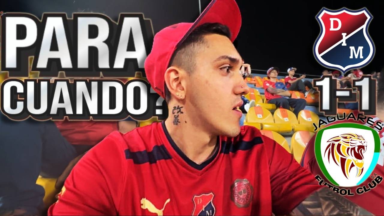 Medellín 1-1 Jaguares! EL DIM NO LEVANTA CABEZA!! || Reacción desde la tribuna! || CBD IDA