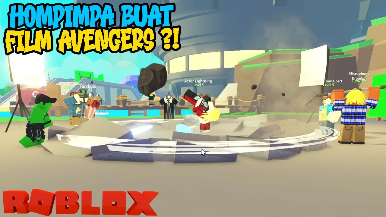 😍 AKU DAN HOMPIMPA BUAT FILM AVENGERS DI ACTORS TYCOON - Roblox Indonesia