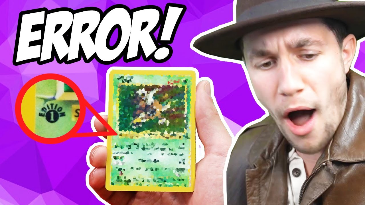 20 YEAR OLD ERROR CARD PULLED - 1st EDITION JUNGLE POKEMON BOX BREAK