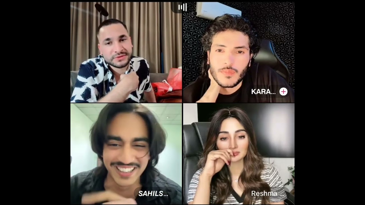 Waliuallah and Reshma Sahil and karak khokli gapshap video call