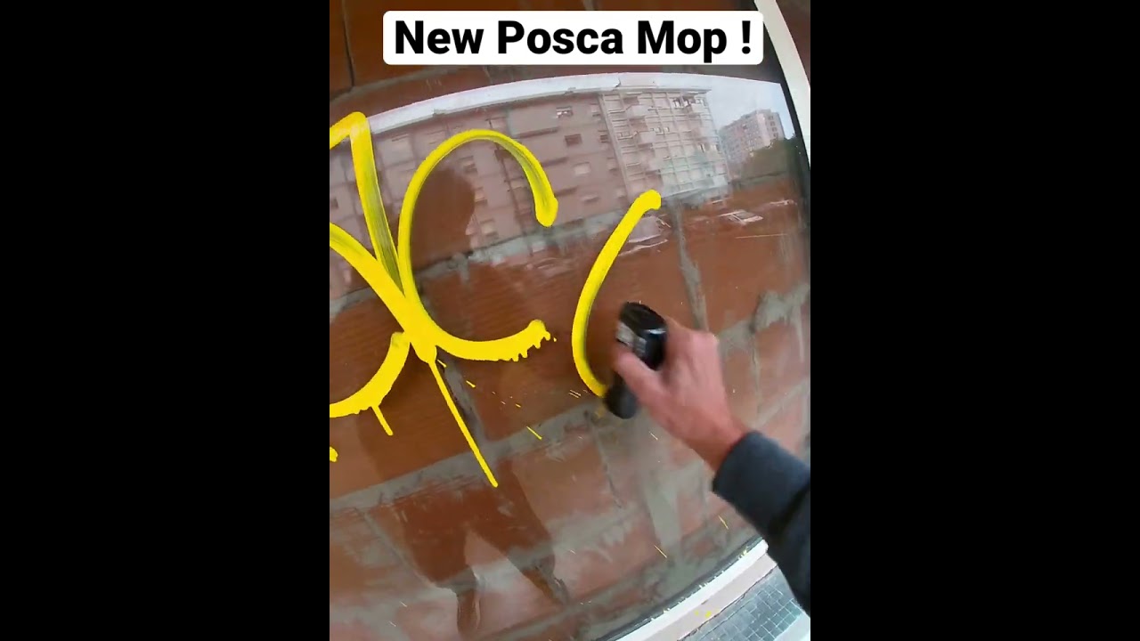Graffiti tagging and bombing with new posca mop graffiti art drakos
