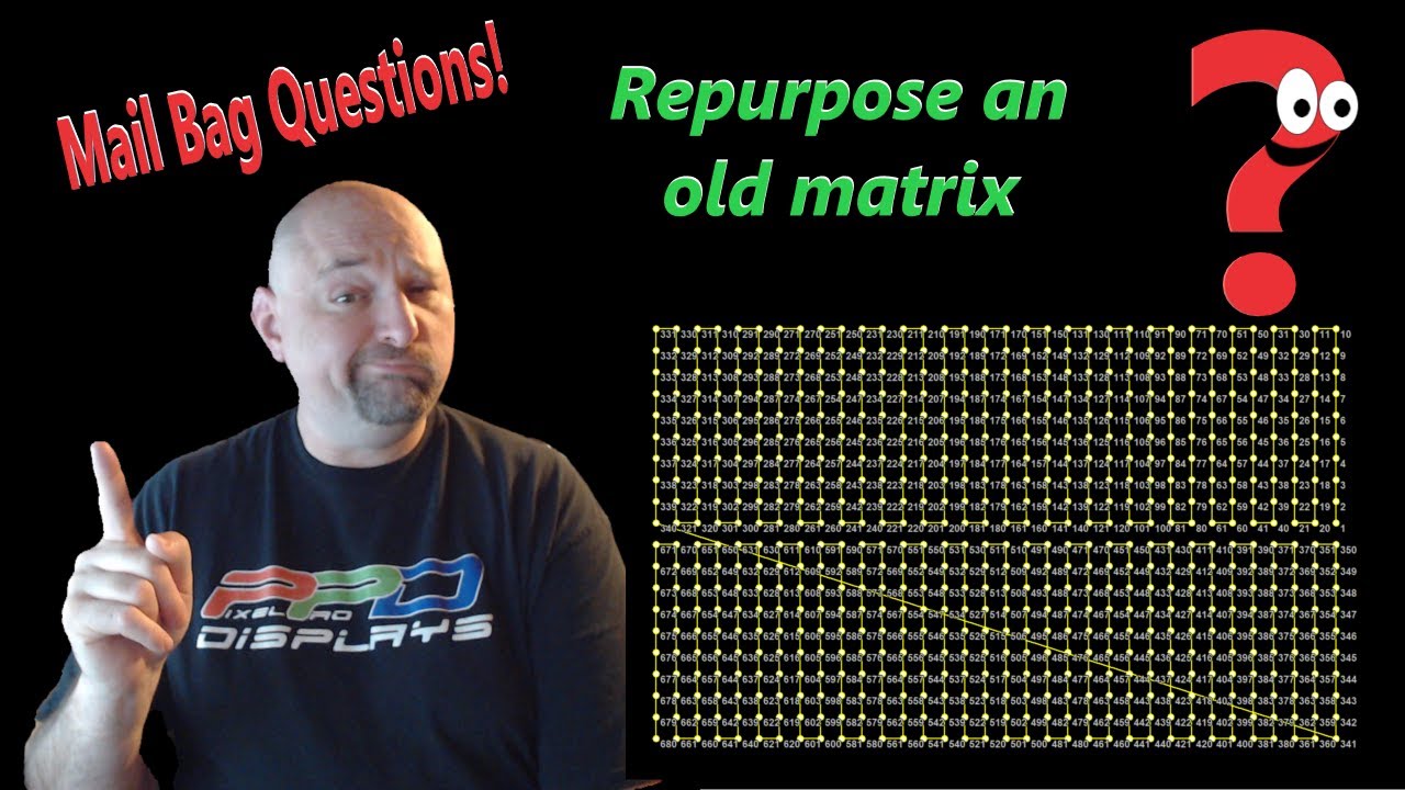 New Use for an Old Matrix - xLights Custom Model Setup