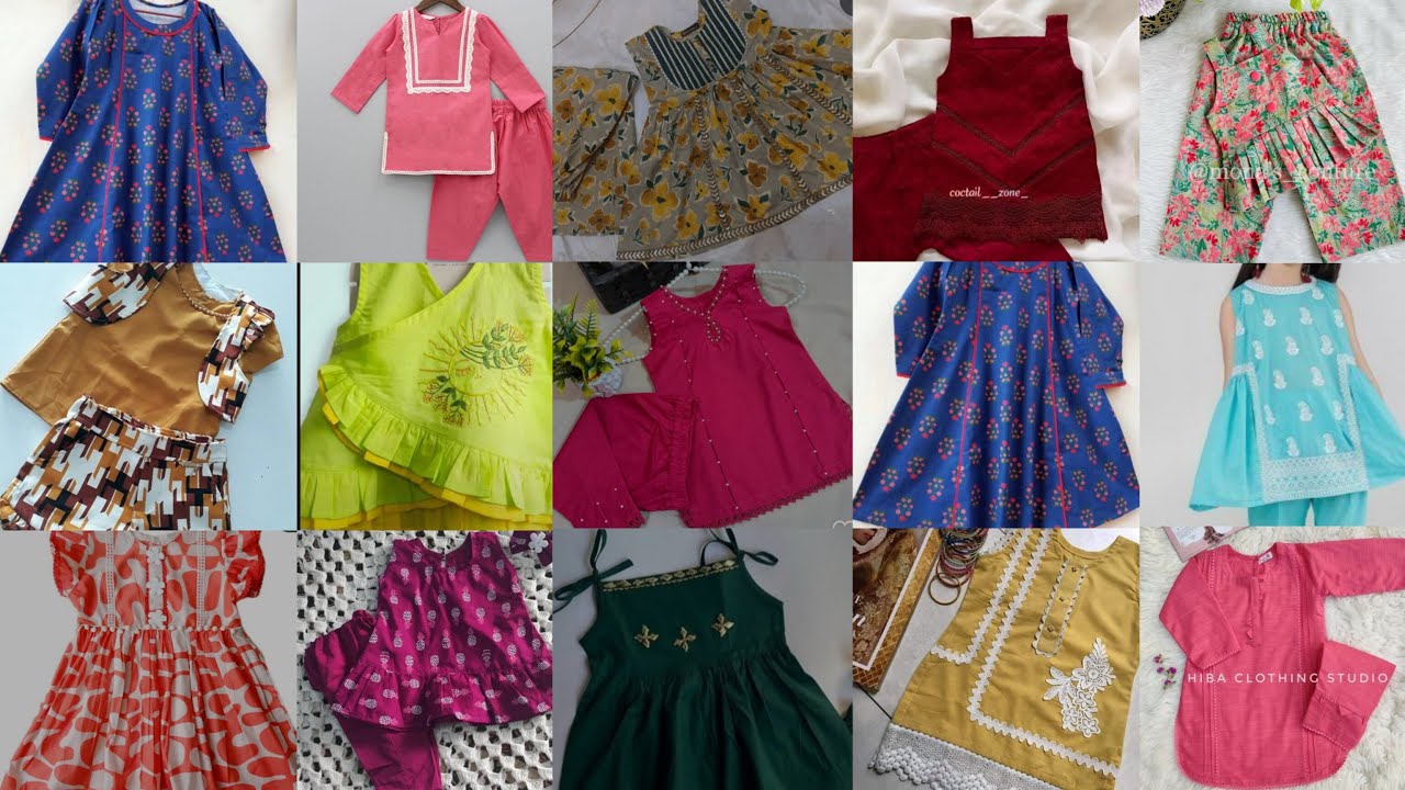 girls lawn dress design 2025 | baby girl dress design for summer | latest lawn dress design
