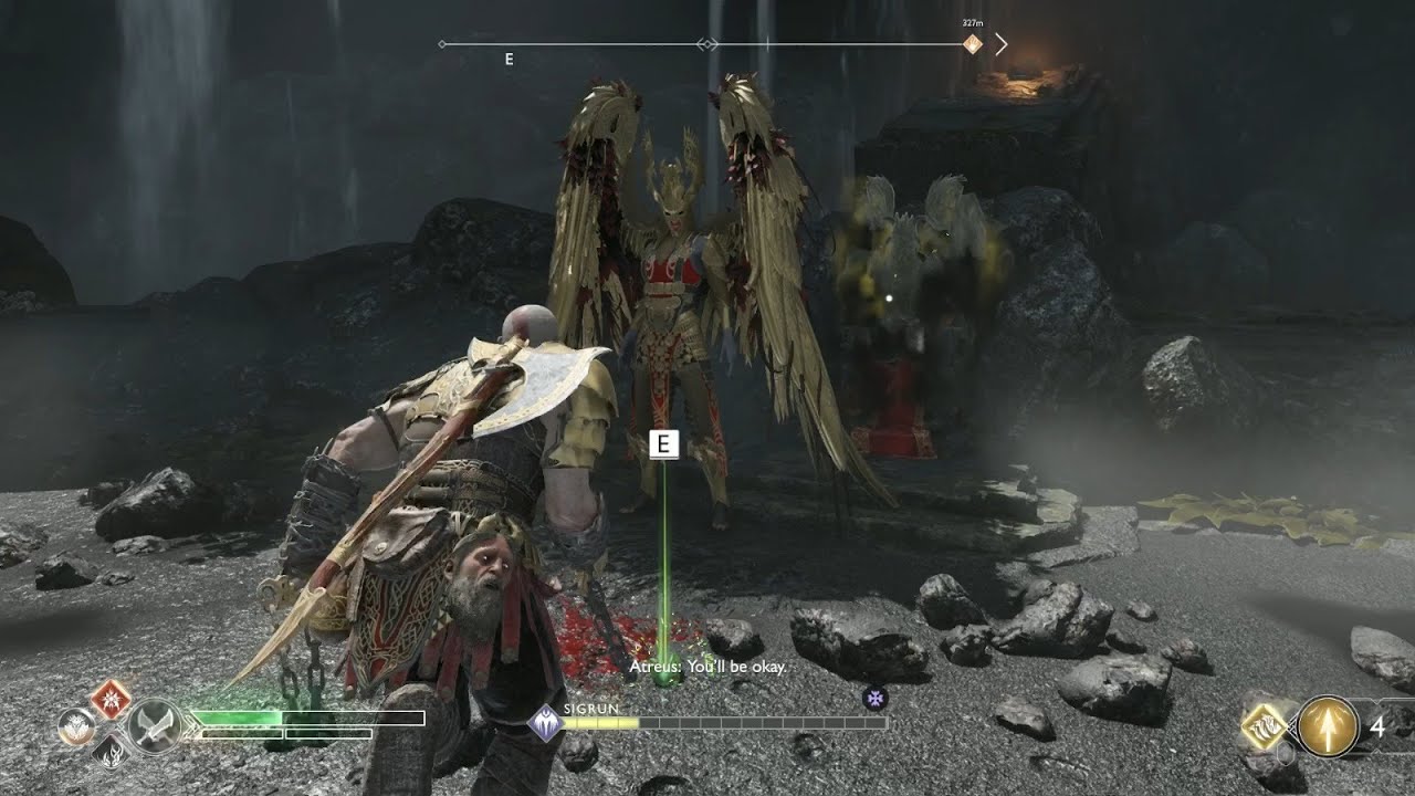 God of War PC Valkyrie Queen SIGRUN Boss Fight