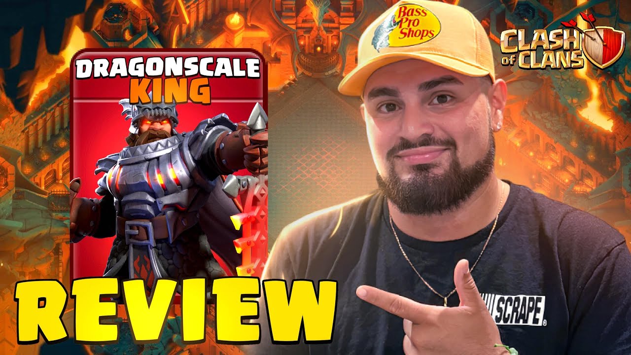 NEW! DragonScale Legendary King Skin HONEST Rating(Clash Of Clans)