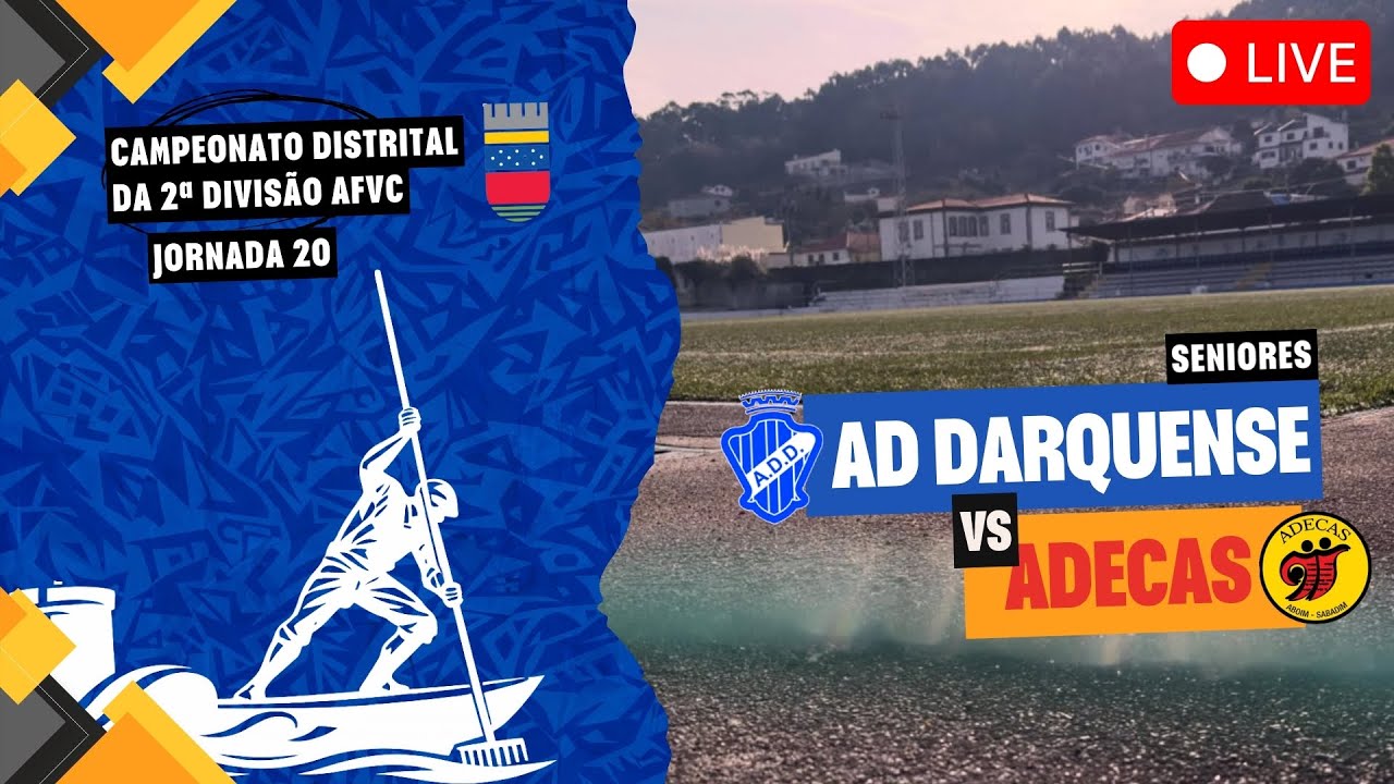 AD Darquense 1-6 ADECAS – 2ª Divisão AFVC (Seniores)