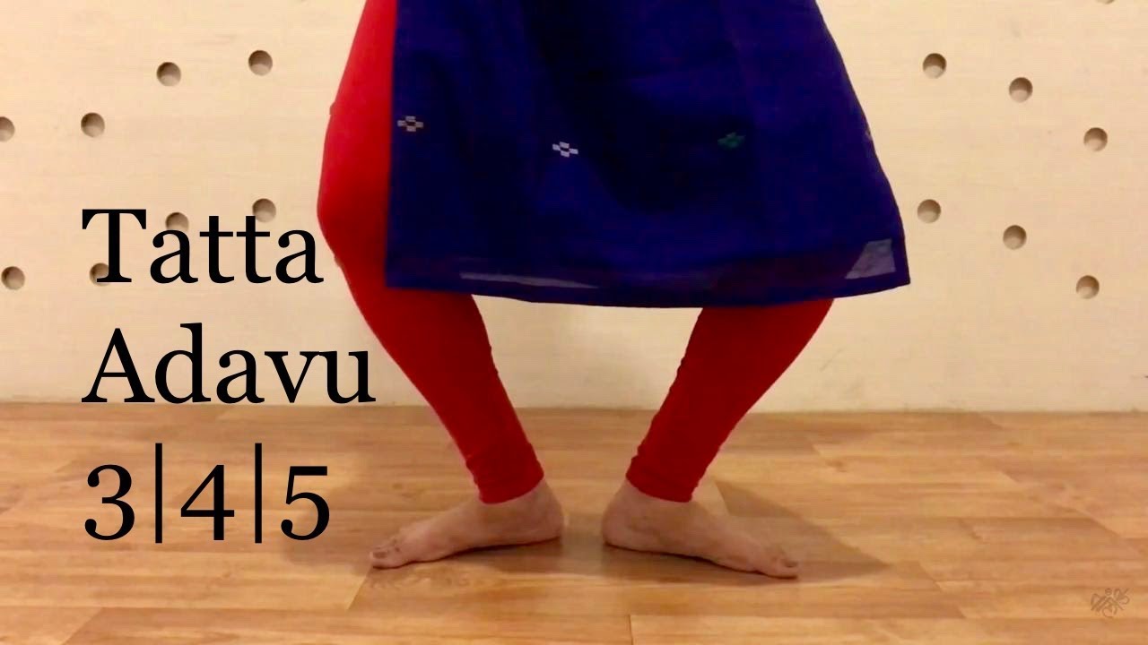 Татта адаву | 3 | 4 | 5 | Урок 03 | Изучите Бхаратнатьям для начинающих