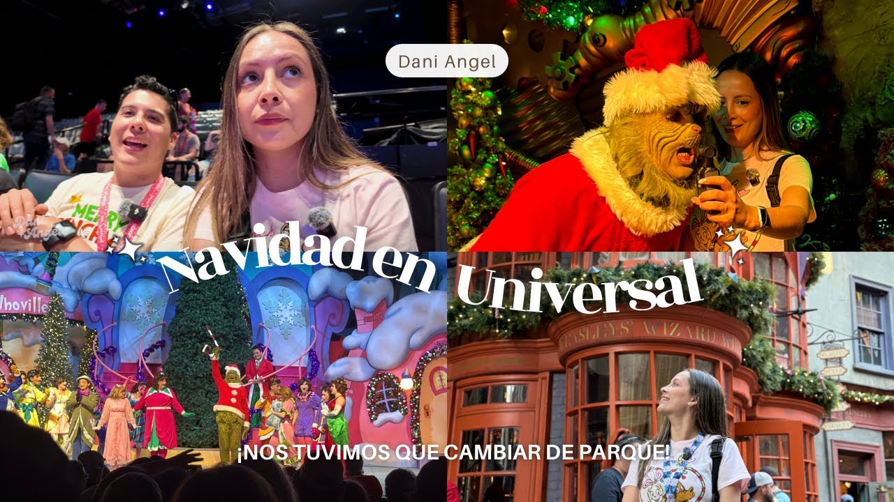 Así es la NAVIDAD en UNIVERSAL STUDIOS, Orlando 🎄❤️  2025 | Dani Angel