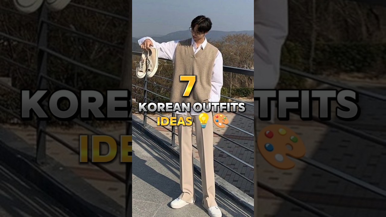 Korean outfits ideas for men's #mensfashion #outfit #casualoutfits #status #shorts#koreanoutfitideas